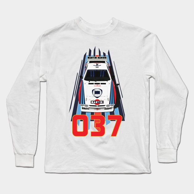 037 Rally Long Sleeve T-Shirt by AutomotiveArt